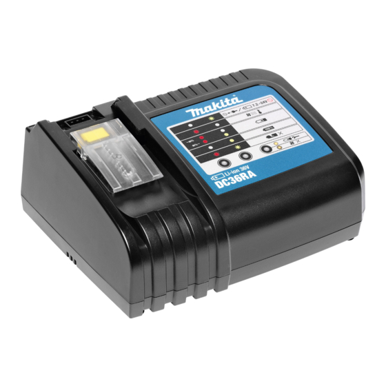 Makita DC36RA Quick Start Manual