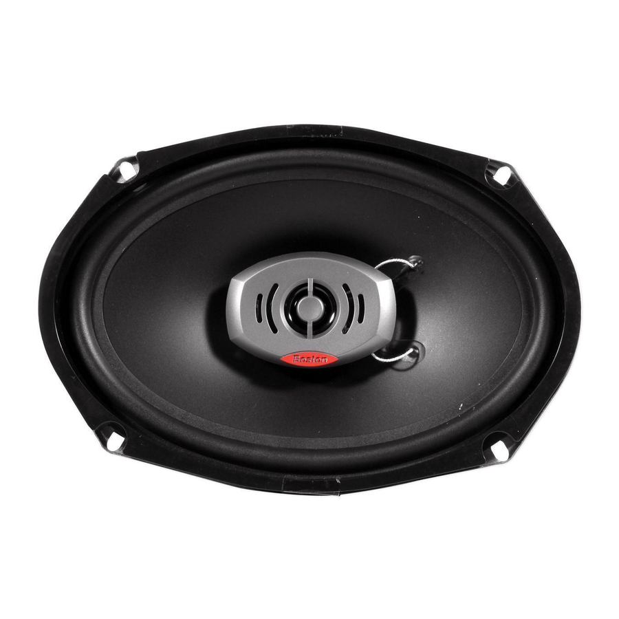 Boston Acoustics S95 User Manual