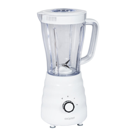User Manuals: Exquisit MU 3001 we Blender