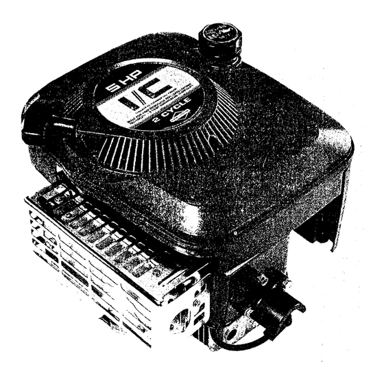Briggs & Stratton 95700 Series Operating And Maintenance Instructions Manual