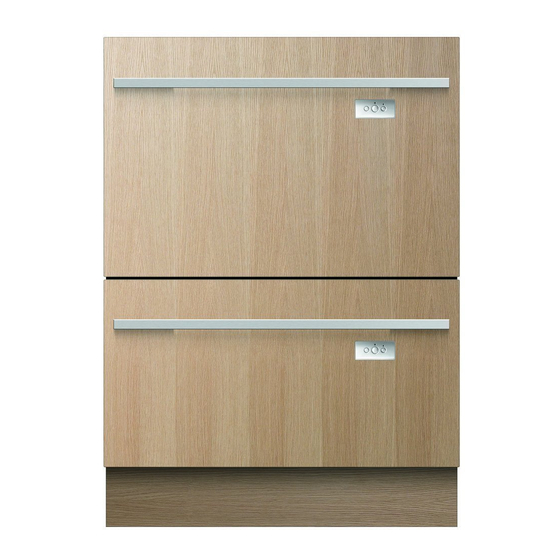 Fisher & Paykel DishDrawer DD60DHI7 Manuals
