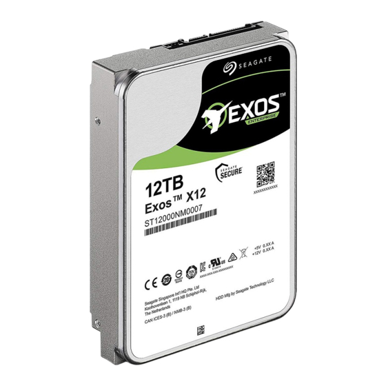 Seagate Enterprise Capacity Product Manual