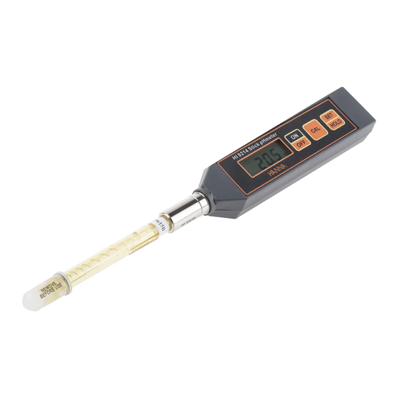Hanna Instruments HI 9214 Instruction Manual