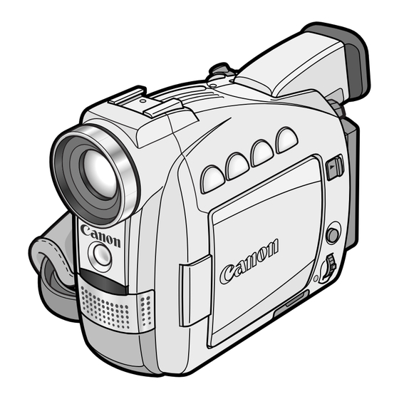 Canon ZR60 Instruction Manual