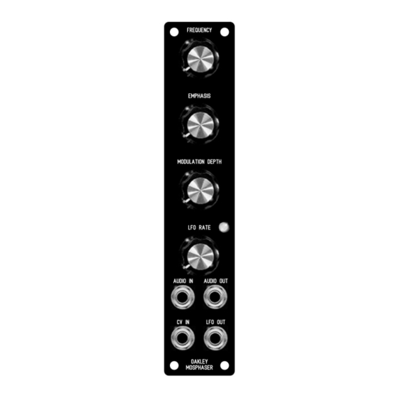 Oakley 5U  Modular Series Builder's Manual