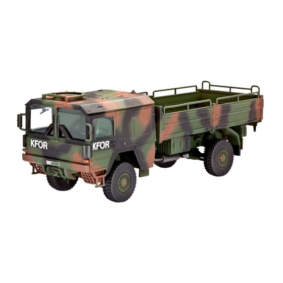 REVELL LKW 5t. mil gl (4x4 Truck) Manuals