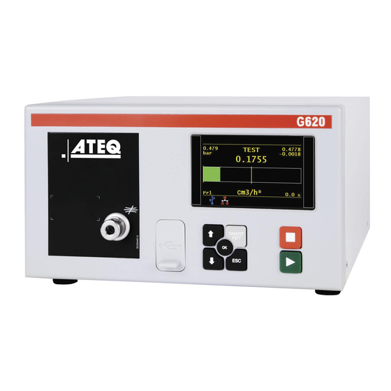 ATEQ G620 Quick Start Manual