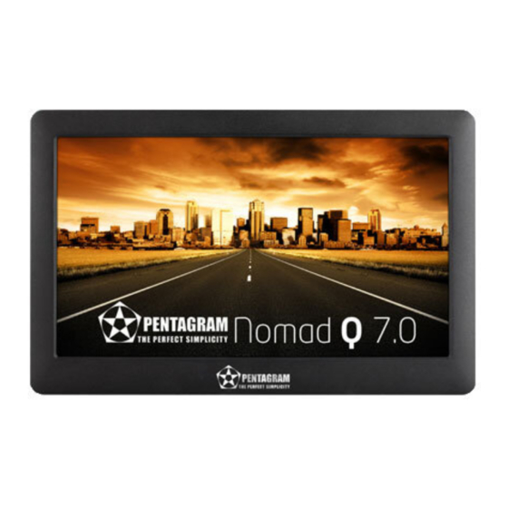 Pentagram Nomad Q 7.0 Navigation System Manuals