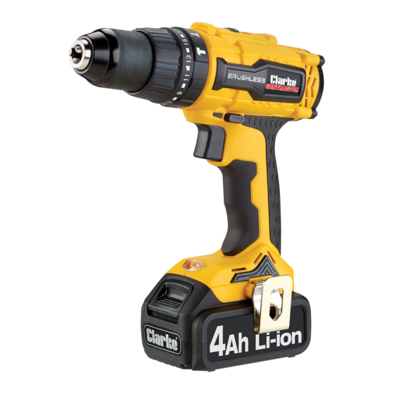 Clarke CON180Li Brushless Combi Drill Manuals
