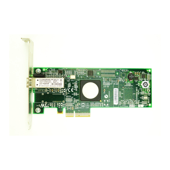 Emulex LPe11000 РИФ Installation Manual