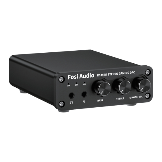 Fosi Audio K5 User Manual