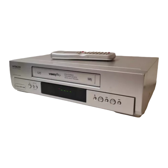 Hitachi VT-FX440E Service Manual