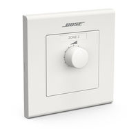 Bose controlcenter CC-2 Installation And Operation Manual