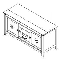 Sauder Entertainment Credenza 412922 Instruction Booklet