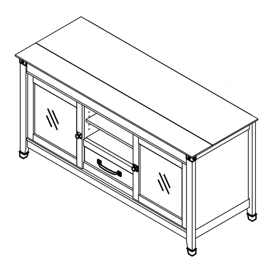 Sauder Entertainment Credenza 412922 Manuals