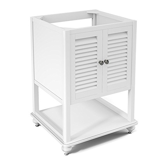 Alaterre Furniture Tahiti Vanity Installation Instructions
