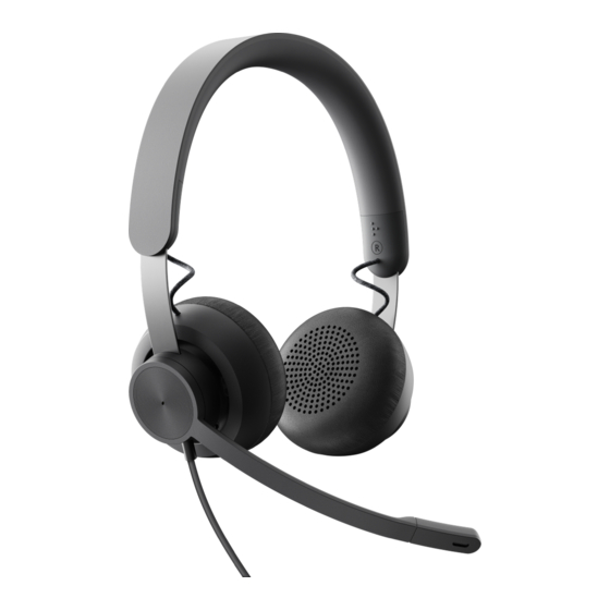 Logitech ZONE 75 Wired USB Headset Manuals