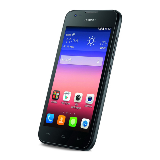 Huawei Ascend Y550 Quick Start Manual