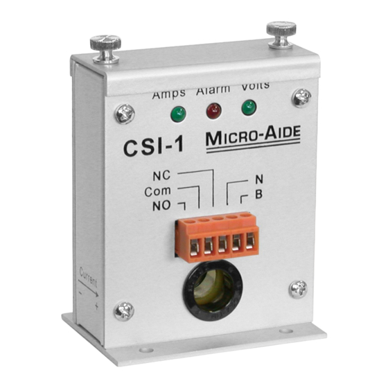Micro-Aide CSI-1 User Manual