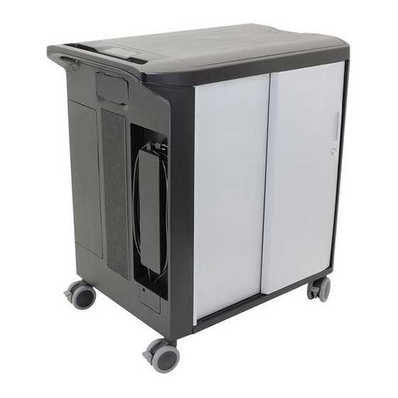 Ergotron Dell Network Ready/Unmanaged Charging Cart 30 Devices Quick Reference Manual