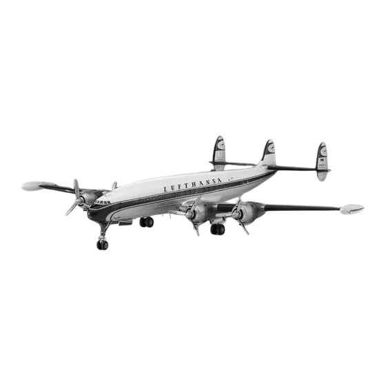 REVELL L.1049G Super Constellation Manuals
