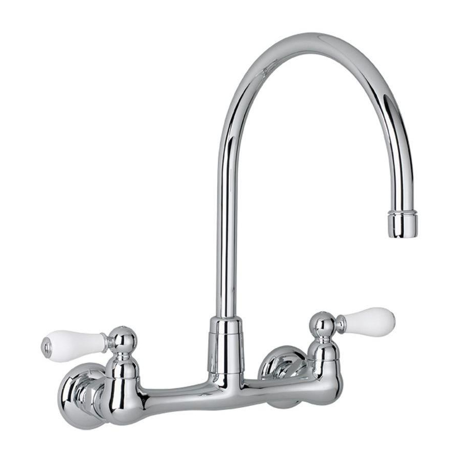 American Standard Exposed Wall Mount Sink Faucet with Gooseneck Spout 7293.152 Installation Instructions