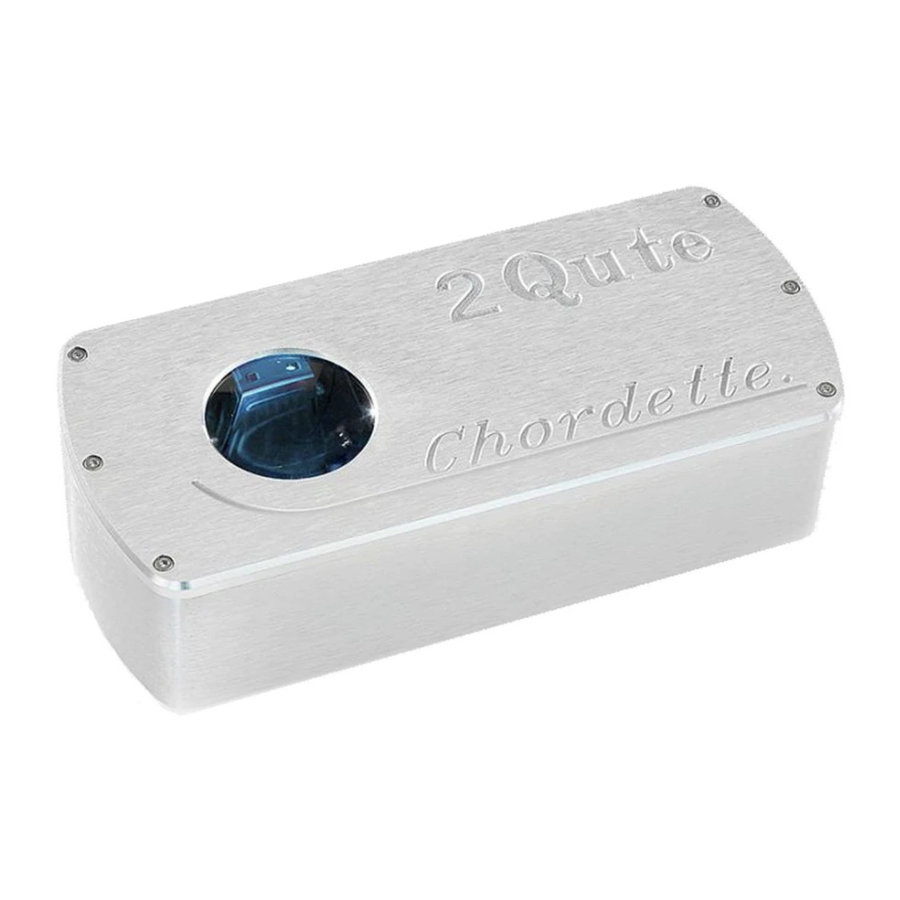 Chord 2 Qute Instruction Manual