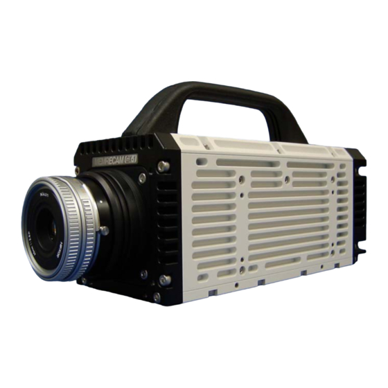 NAC Image Technology MEMRECAM GX-1 584032-2 Quick Reference Manual