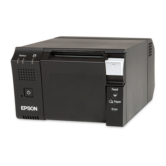 Epson TM-T70II-DT Technical Reference Manual