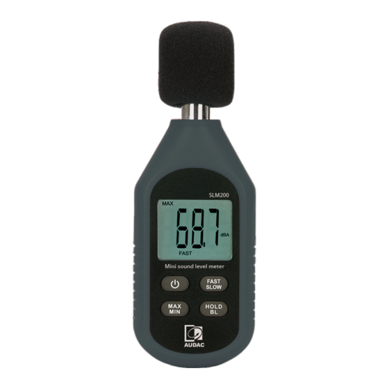 AUDAC SLM200 User Manual