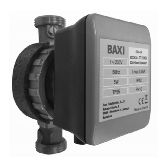 Baxi SB-4X Series Installation, Assembly And Operating Instructions