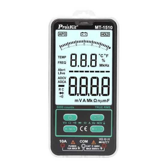 Pro's Kit MT-1510 User Manual