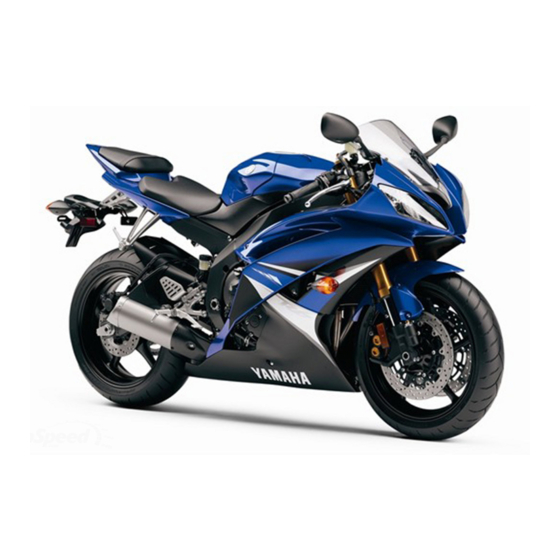 Yamaha 2008 YZF-R6X Owner's Manual