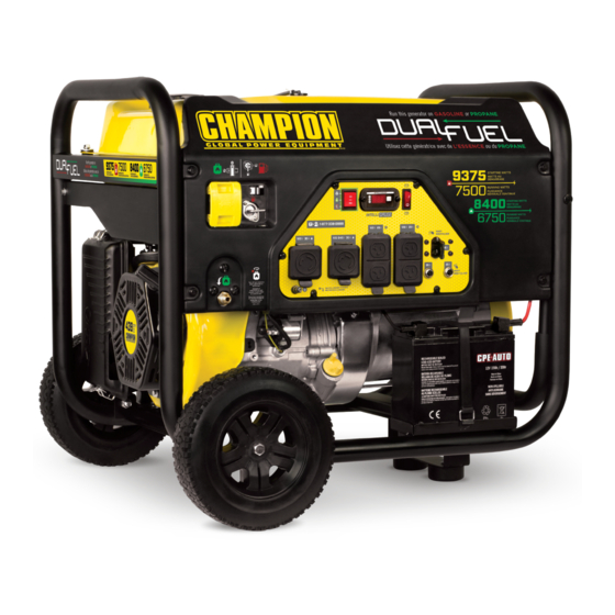 Champion 100230 Operator's Manual
