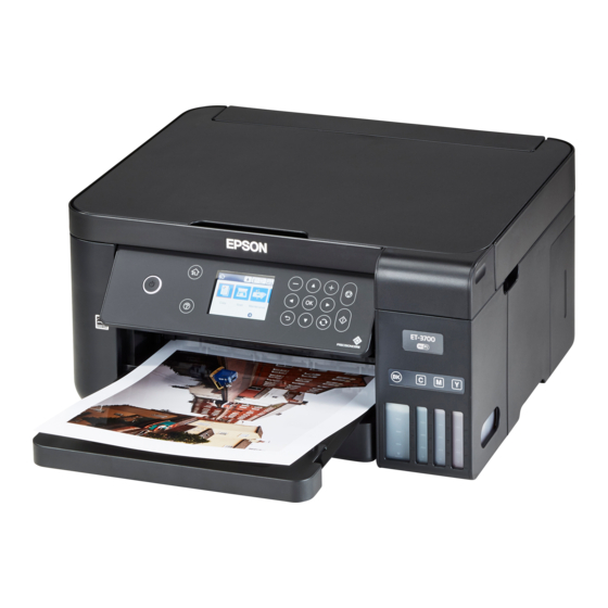 Epson ET-3700 Quick Manual