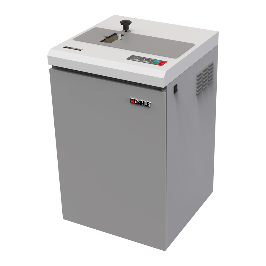 Dahle 818 HD - Hard Drive Punch Manual