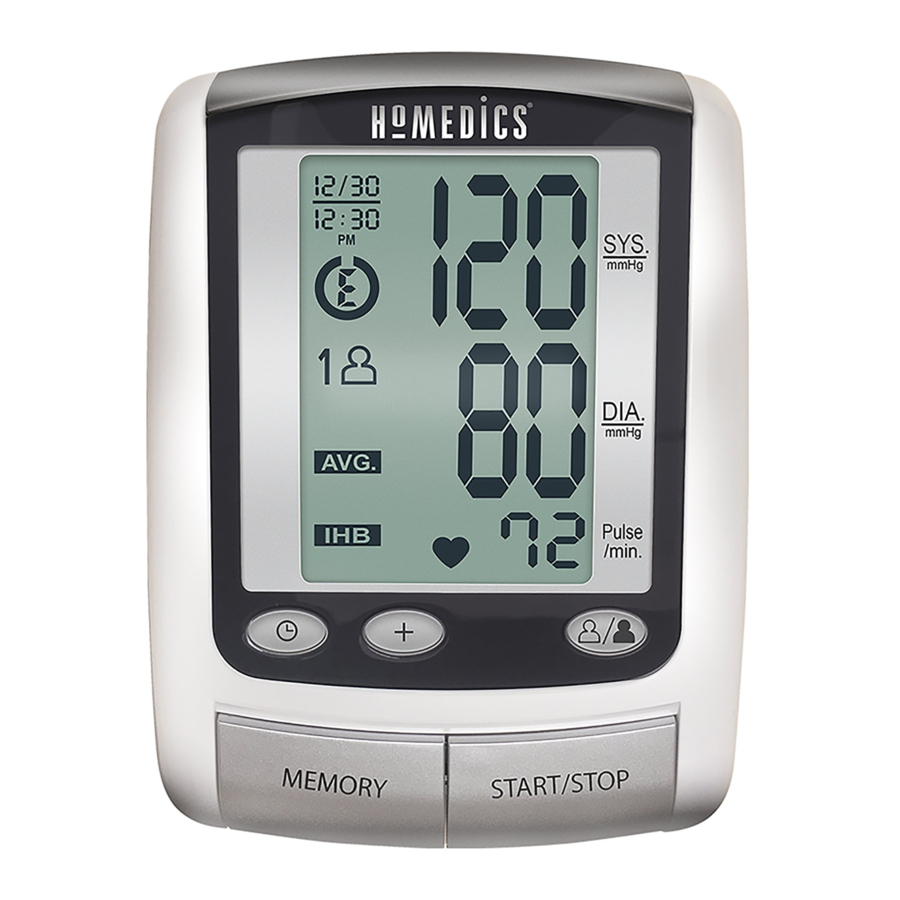 Homedics BPA-065 Manual