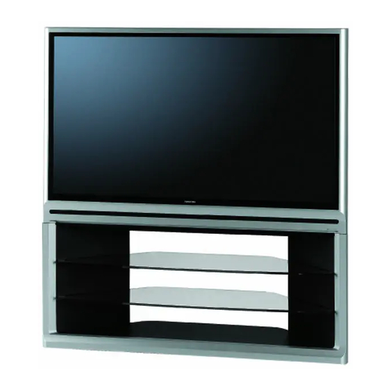 Toshiba 50HM66 - 50" Rear Projection TV Installation Manual