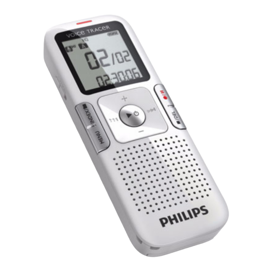 Philips Voice Tracer LFH0625 User Manual