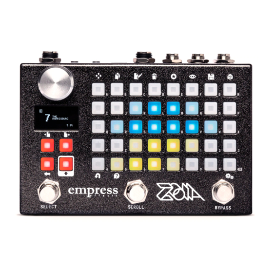 Zoia Empress User Manual