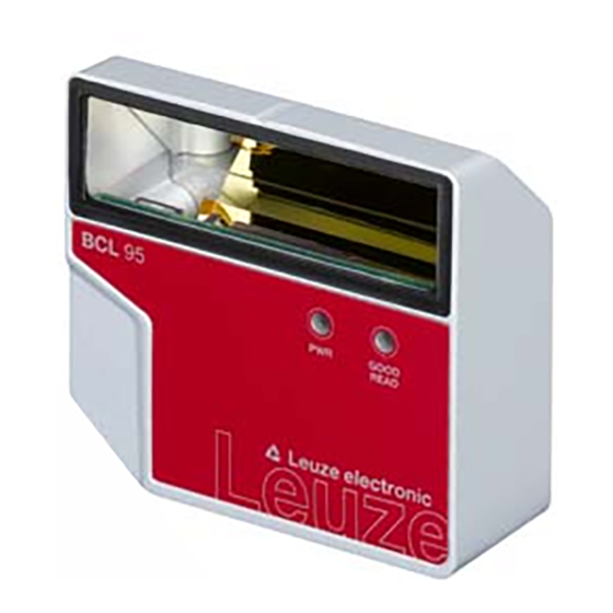 Leuze electronic BCL 95 Operating Instructions Manual