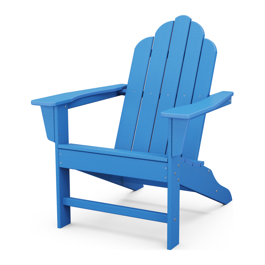 Polywood Long Island Adirondack ECA15 Assembly Instructions
