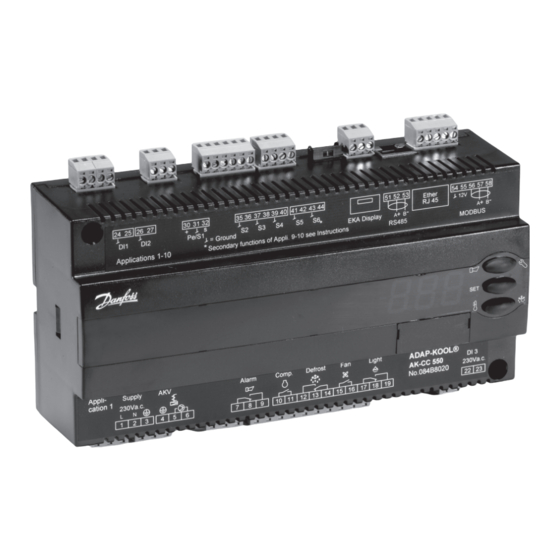 Danfoss 084B8020 Manual