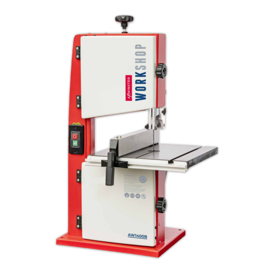 AXMINSTER TOOLS AW1400B Original Instructions Manual