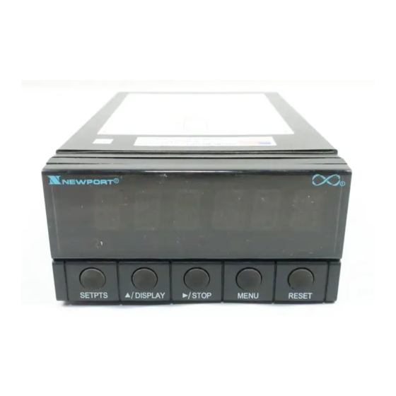 Newport Electronics INFINITY INF7 Operator's Manual