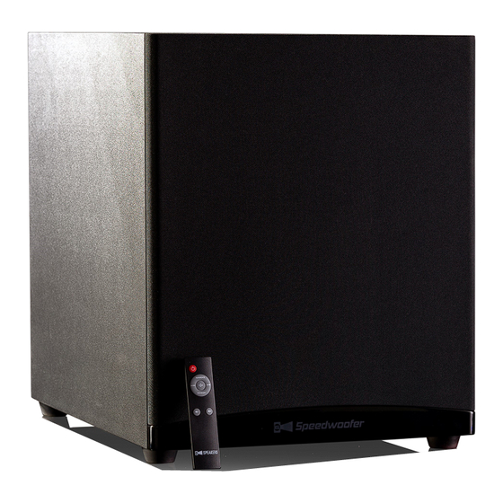 RSL SPEEDWOOFER 12S Owner's Manual