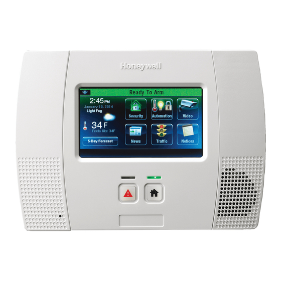 Honeywell LYNX Touch L5200 Series Quick Installation Manual