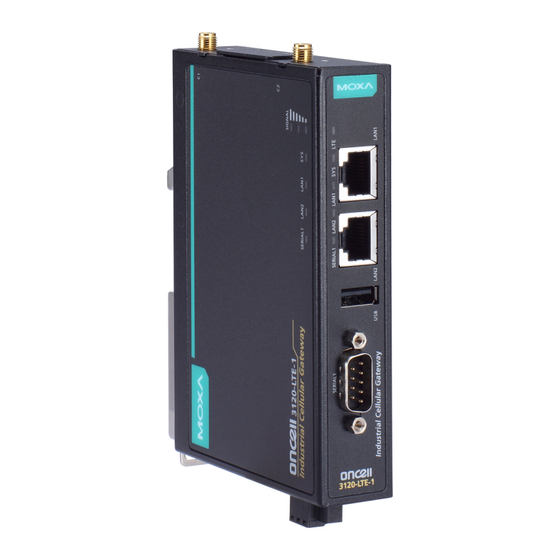 Moxa Technologies OnCell 3120-LTE-1 Series User Manual