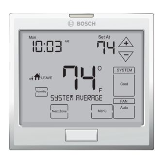 Bosch TSTBM3H2CPH6W-A Thermostat Manuals