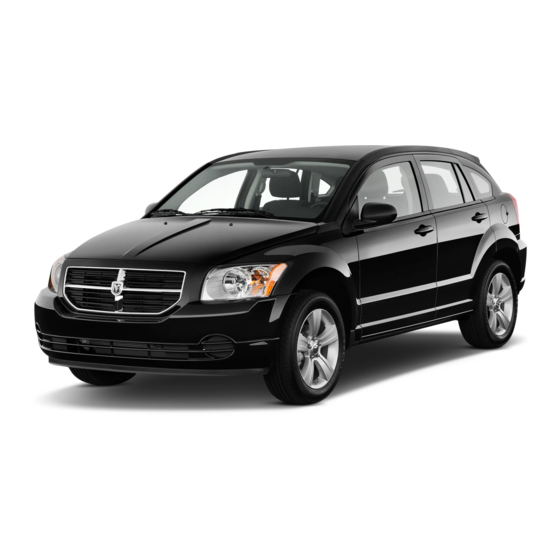 Dodge 2010 Caliber Owner's Manual